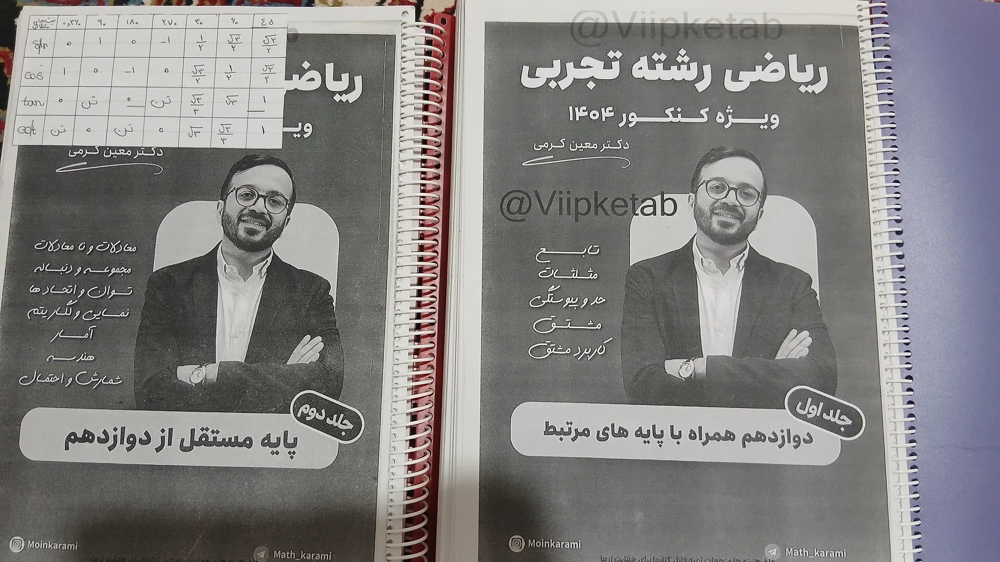 جزوه ریاضی معین کرمی