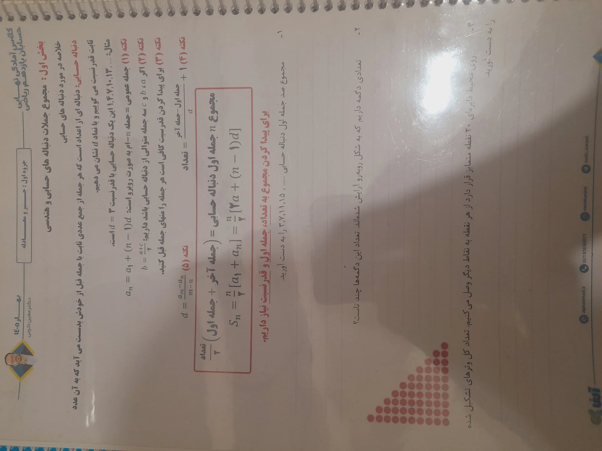 جزوه نهایی حسابان یازدهم کرمی