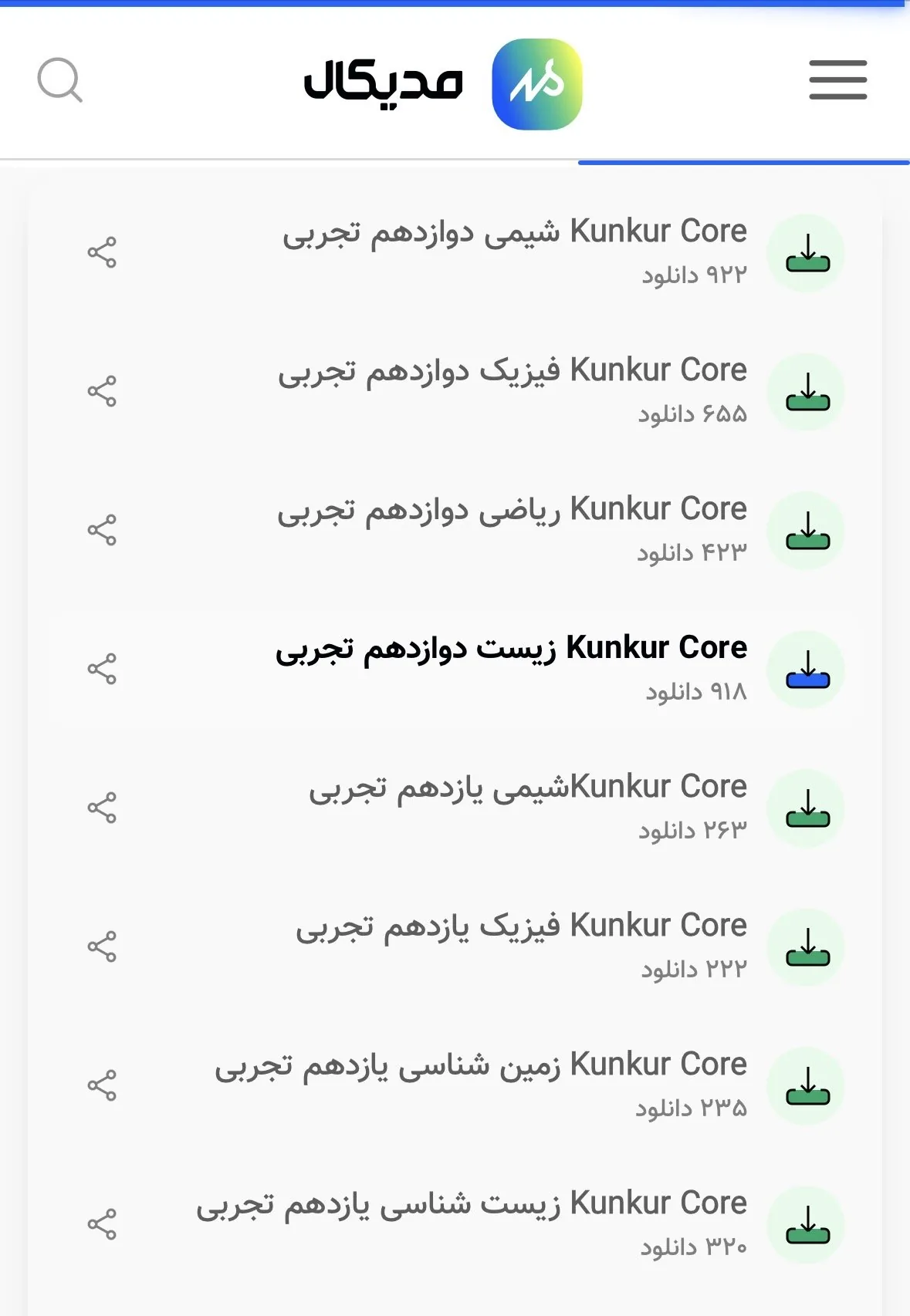 سوالات طبقه بندی شده کنکور