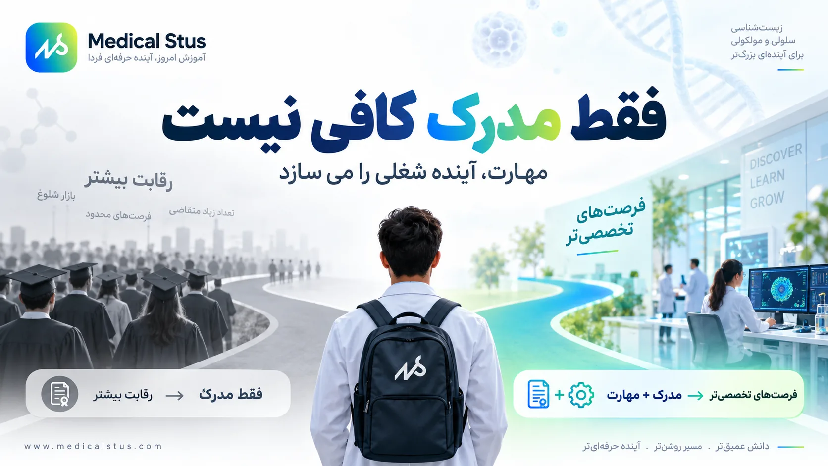 مدرک فقط مهم نیست!