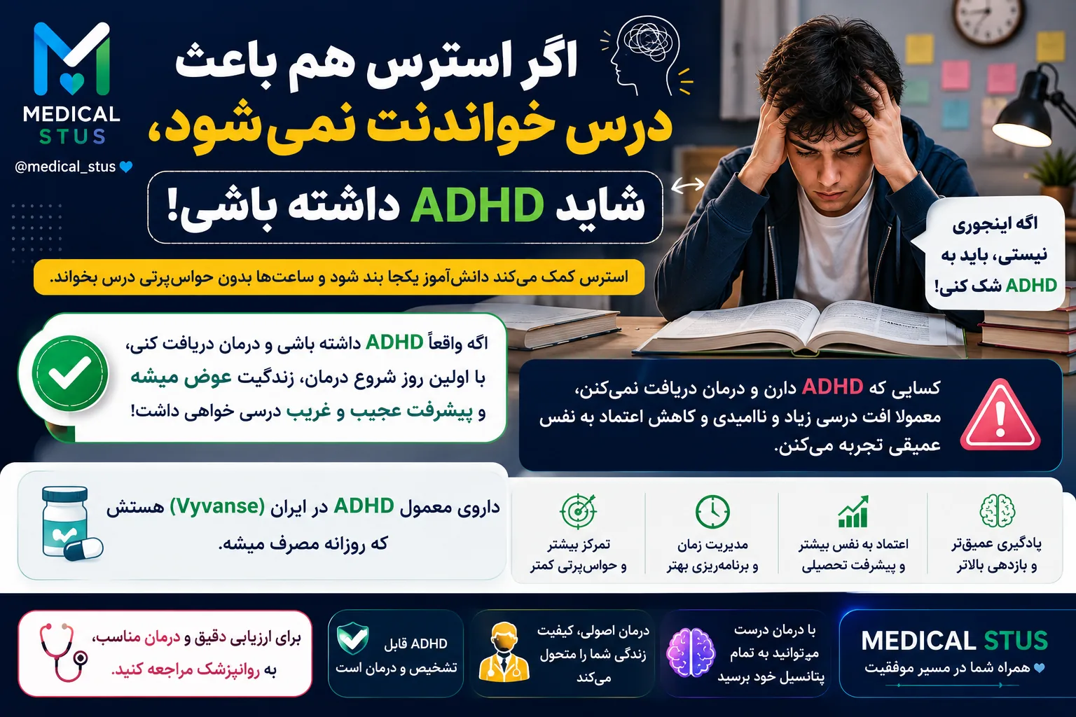 اختلال توجه و تمرکز در کنکوریا