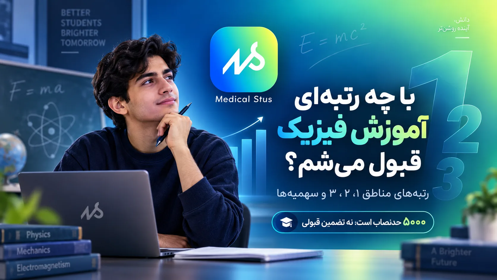 دبیری فیزیک با چه رتبه ای می توان قبول شد؟