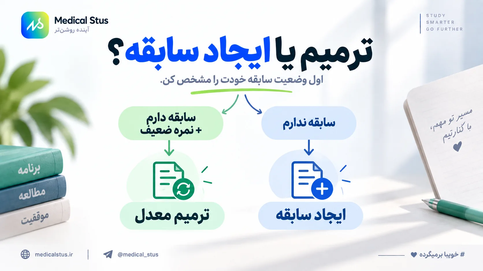 تفاوت ترمیم معدل و ایجاد سابقه نظام قدیم