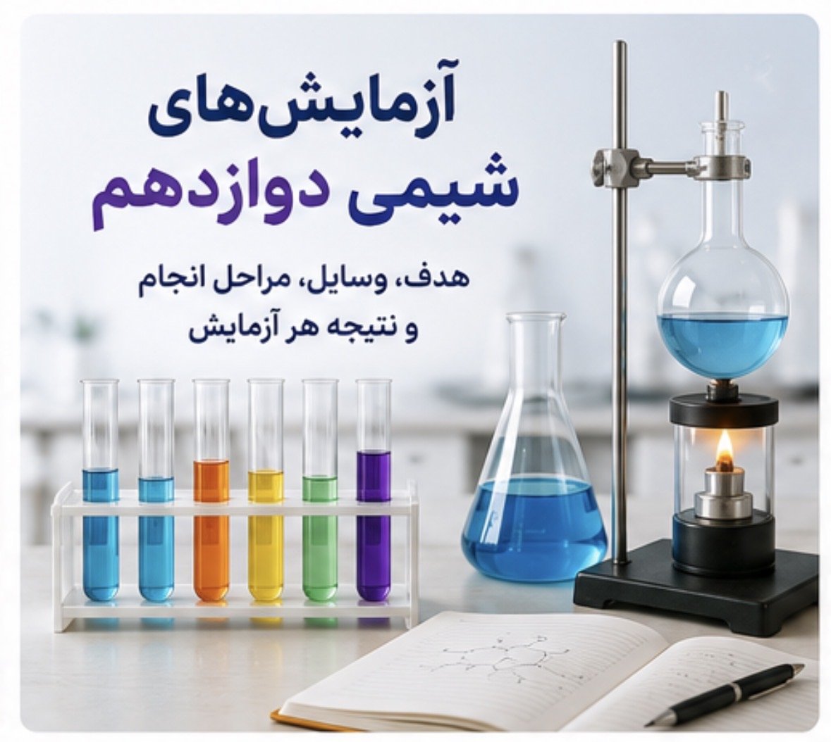 آزمایش های شیمی دوازدهم