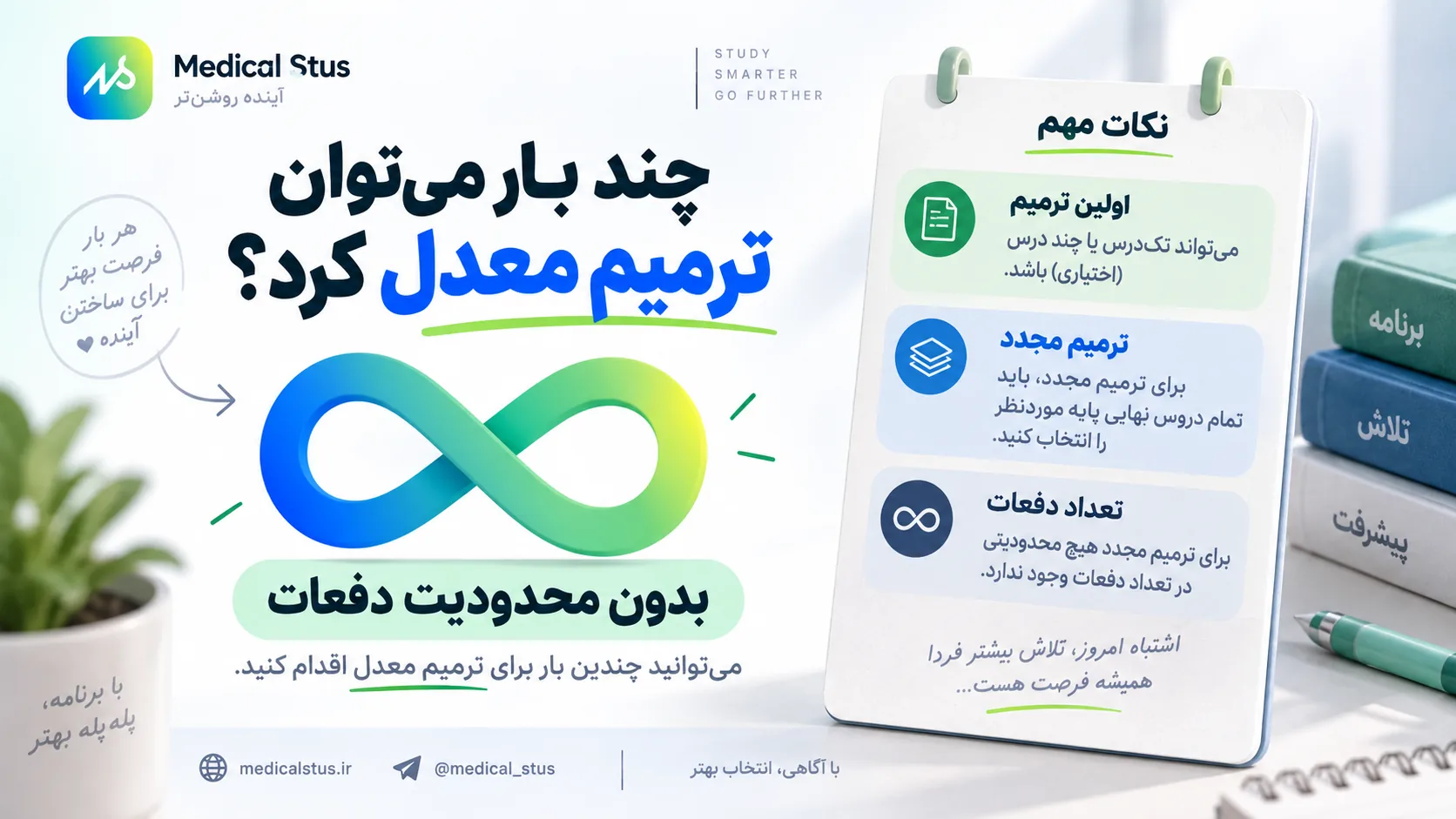 تعداد دفعات ترمیم