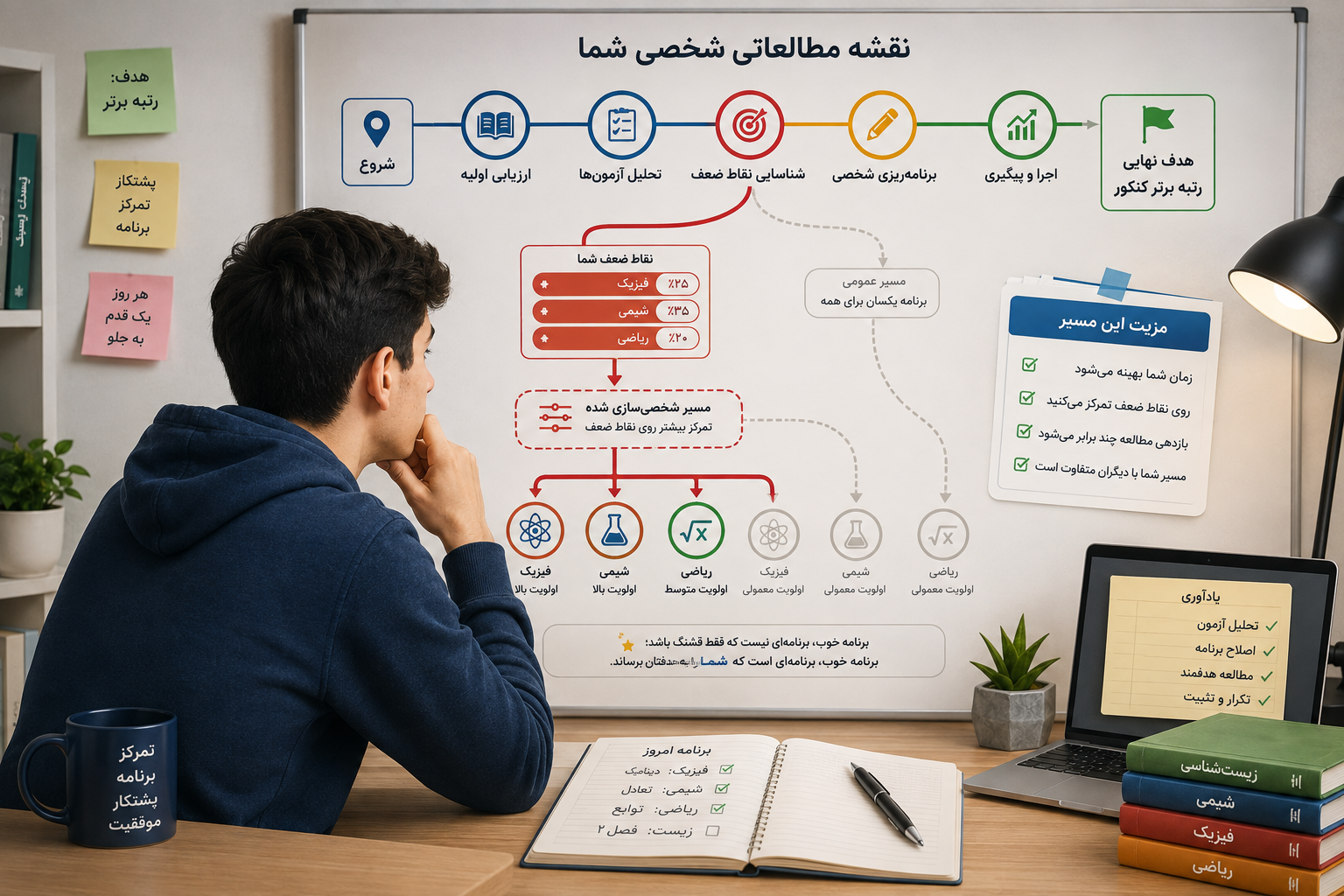 برنامه شخصی سازی شده کنکور
