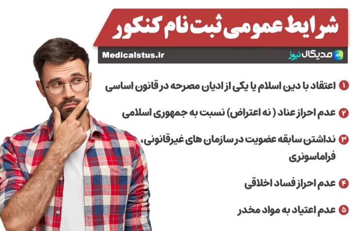 شرایط عمومی ثبت نام کنکور ۱۴۰۳