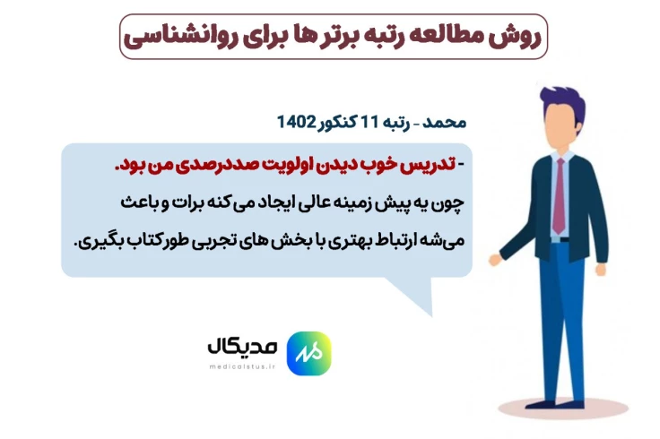 نحوه مطالعه روانشناسی رتبه برترها