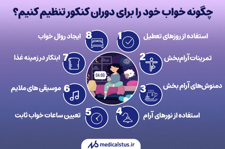 تنظیم خواب در دوران کنکور